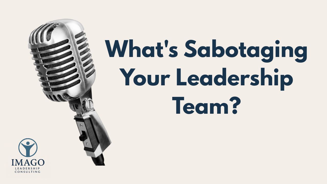 Vlog: What’s Sabotaging Your Leadership Team?