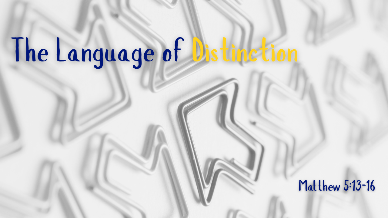 The Language of Distinction